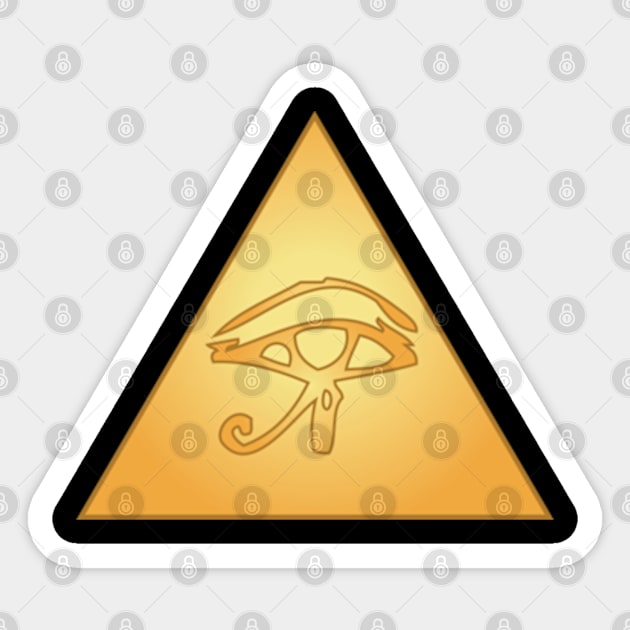 All Seeing Eye / Eye of Horus Sticker by PhantomLiving